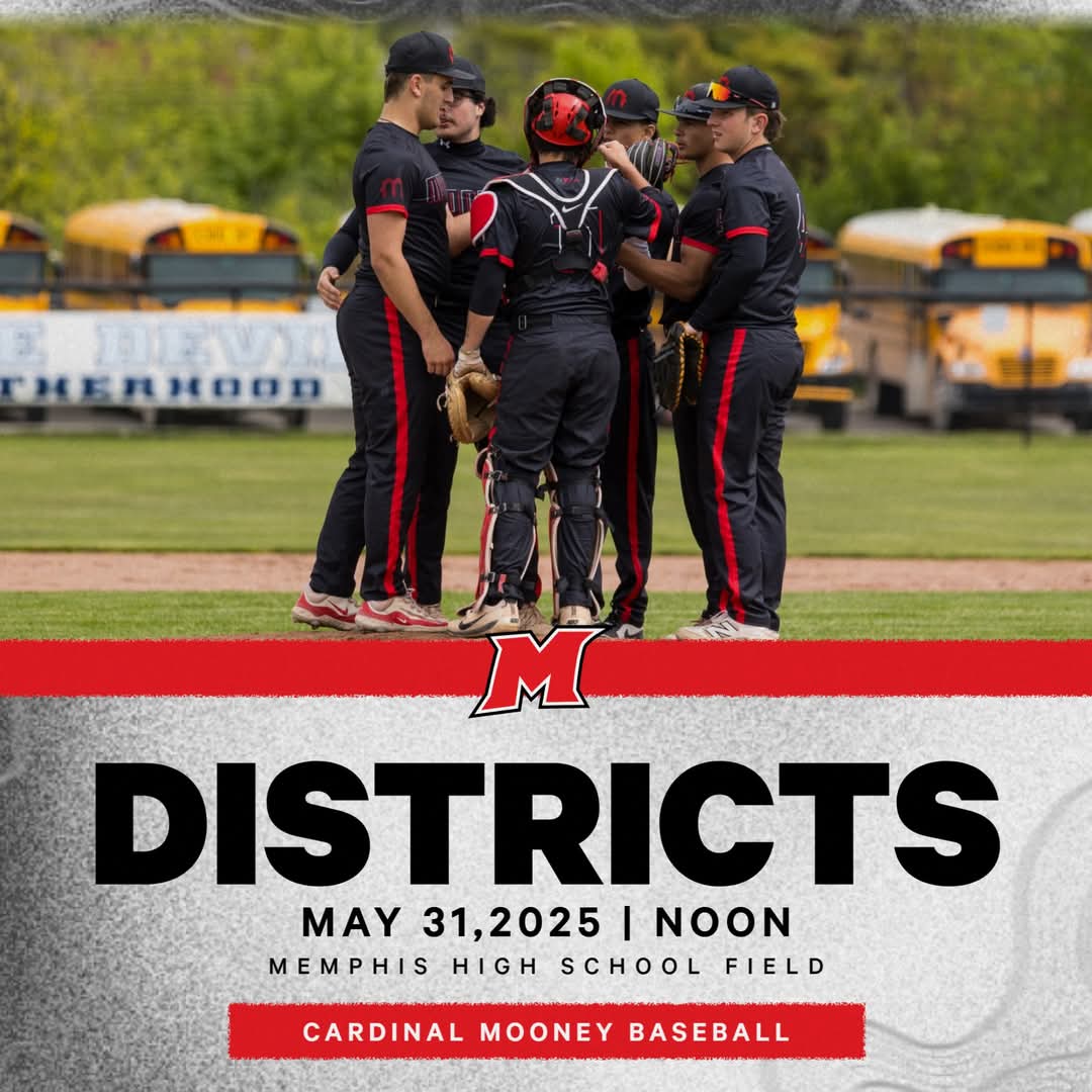 CardinalMooneyC's tweet image. It's a BIG WEEKEND coming up for Cardinal athletics! Good luck to the track & field athletes who qualified for the state finals, and to the Mooney baseball and softball teams competing in the MHSAA districts this weekend!
#GoCardinals