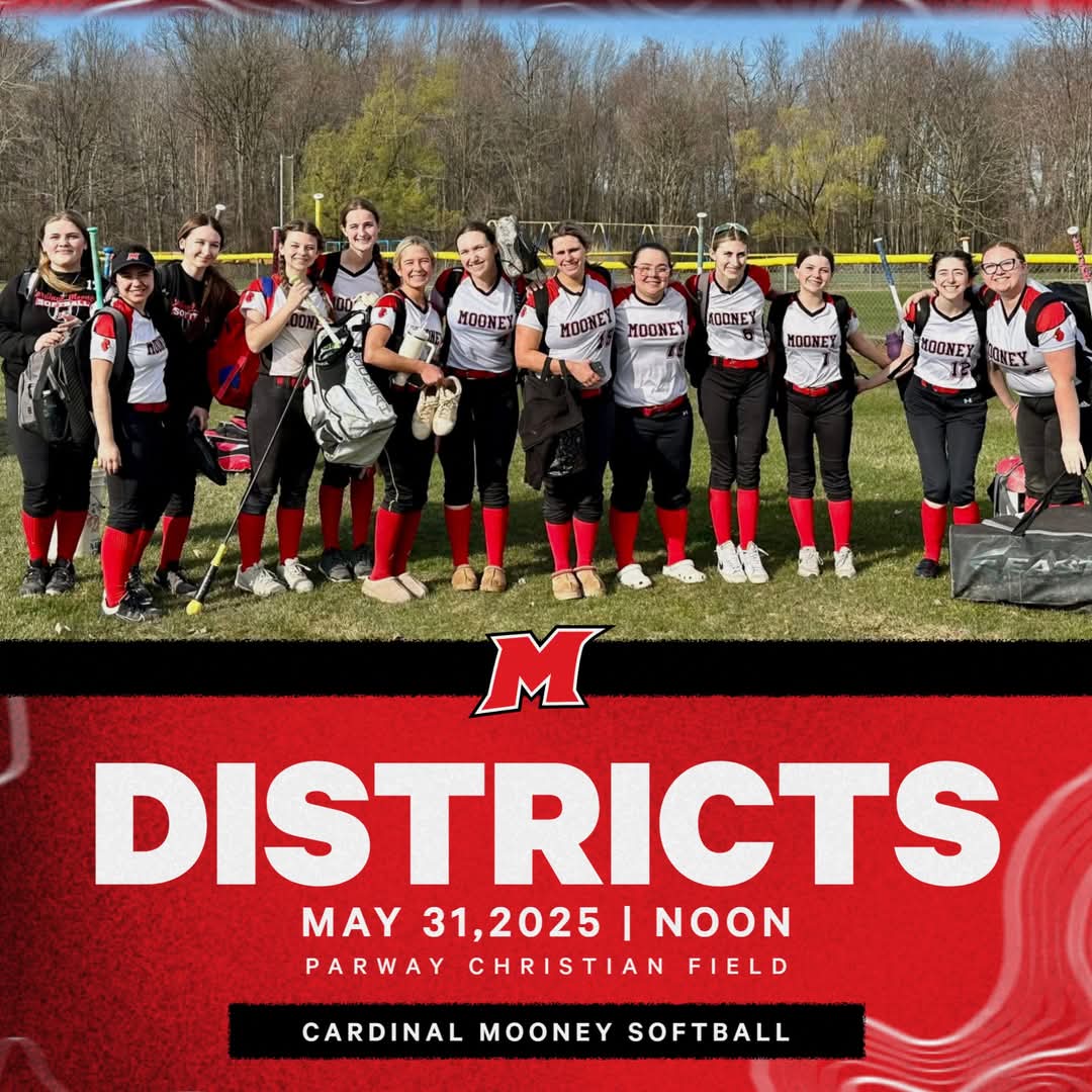CardinalMooneyC's tweet image. It's a BIG WEEKEND coming up for Cardinal athletics! Good luck to the track & field athletes who qualified for the state finals, and to the Mooney baseball and softball teams competing in the MHSAA districts this weekend!
#GoCardinals