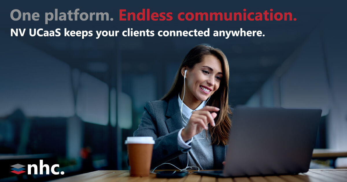 stackNHC's tweet image. Give your business clients the communication tools they need to stay connected and collaborative – no matter where they work – with NV UCaaS from NHC. Get started today: bit.ly/4c7mLLb
#NHC #CommunicationsSTACK #Telecom #BusinessCommunications #UCaaS