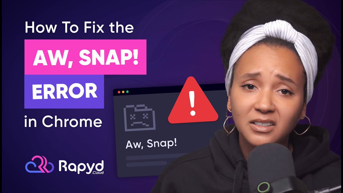 Running into the dreaded "Aw, Snap!" error in Chrome? 😐

This video breaks down exactly how to fix it (fast). 

From quick browser tweaks to deeper system checks, we’ve got all the steps you need to get back online smoothly 👉 zurl.co/9Rmj7