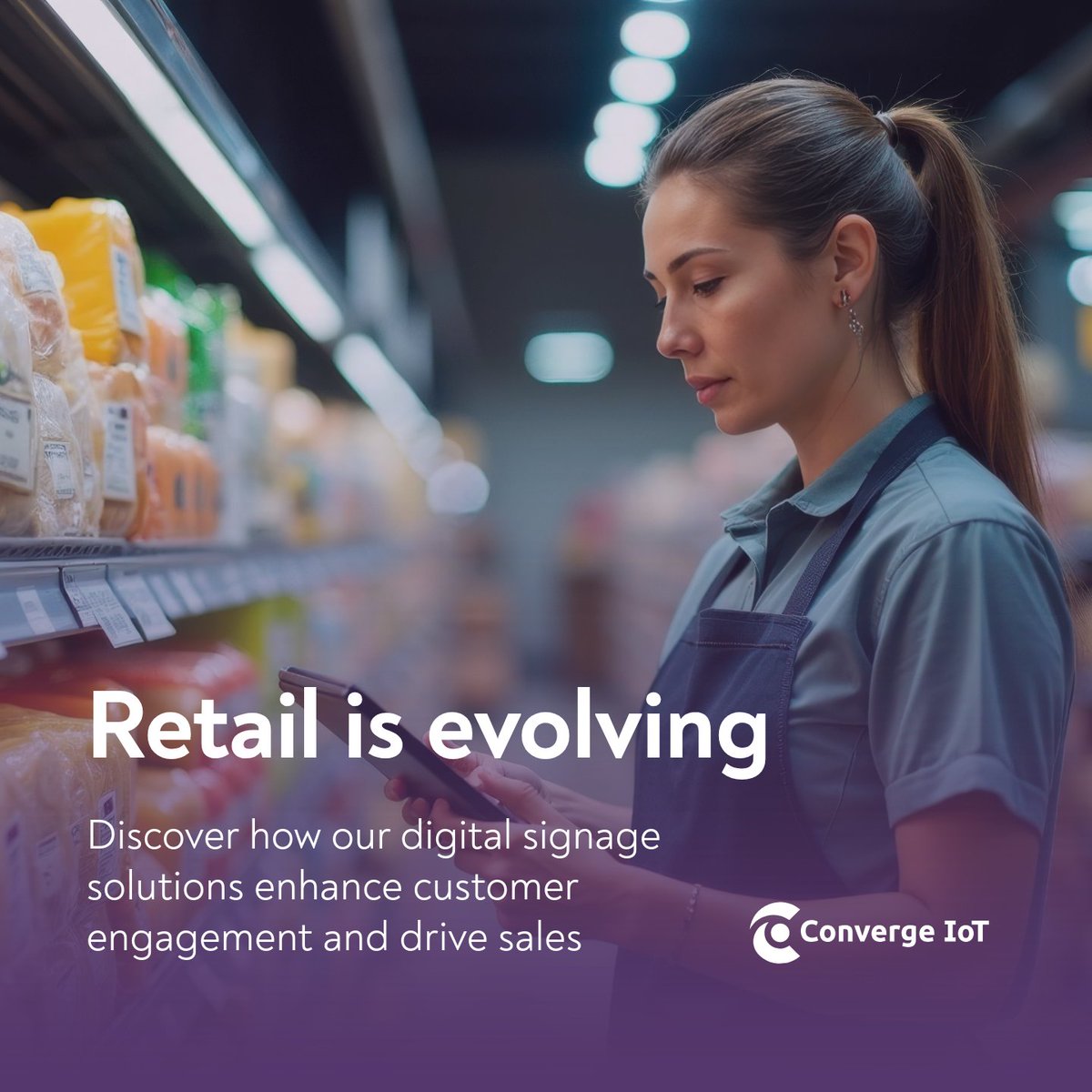 ConvergeIoT's tweet image. Your customers expect more than static shelves
Converge IoT’s retail tech solutions help you:📺 Highlight promos instantly📊 Update displays across stores🧠 Analyze engagement in real-time
Ready to turn foot traffic into conversions? Let's bring your displays to life.