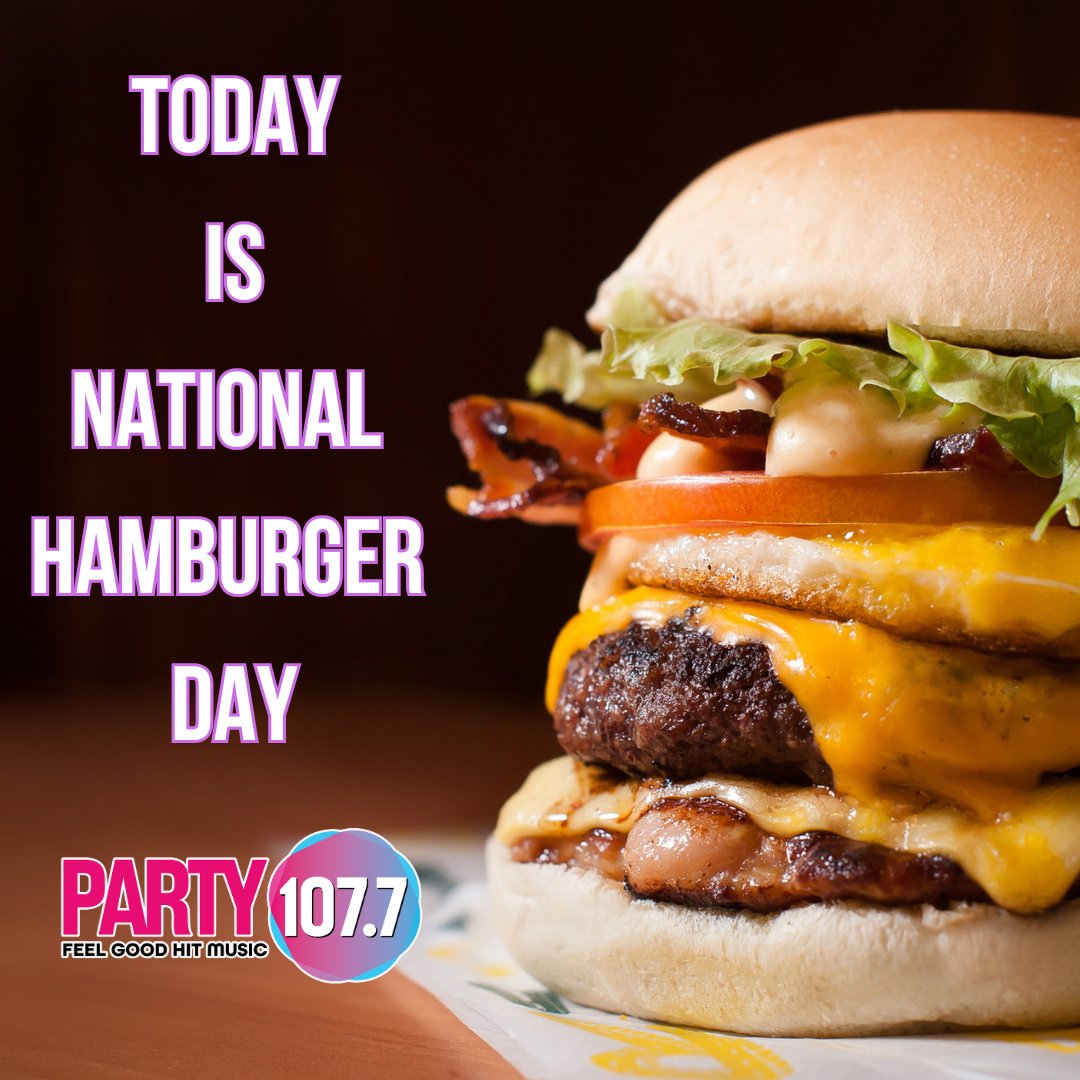 Who makes the best burger in the 757? Let us know so we can shout ‘em out!

📸: Getty Images

#PARTY1077
#iHeartRadio
#NationalHamburgerDay
#Hamburger