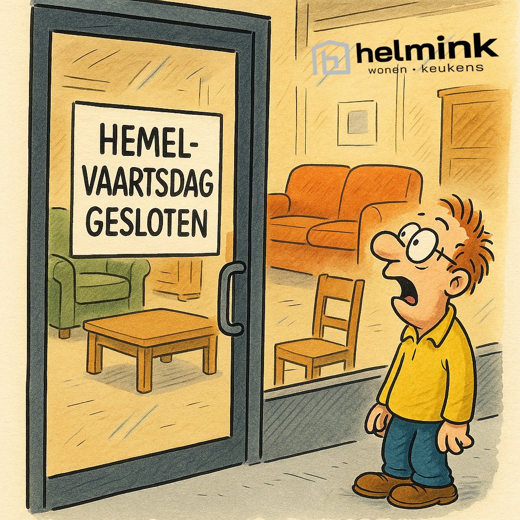 helminkwonen's tweet image. Op Hemelvaartsdag, 29 mei, zijn wij de hele dag GESLOTEN. Wij wensen u een hele fijne en gezellige dag toe. Op vrijdag 30 mei zijn wij weer geopend vanaf 9:00 uur.