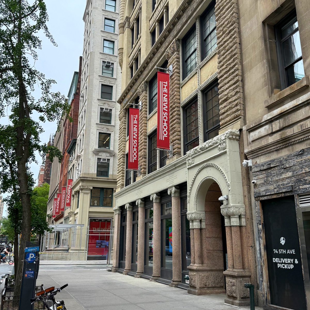 billfelty's tweet image. #thenewschool #nyc