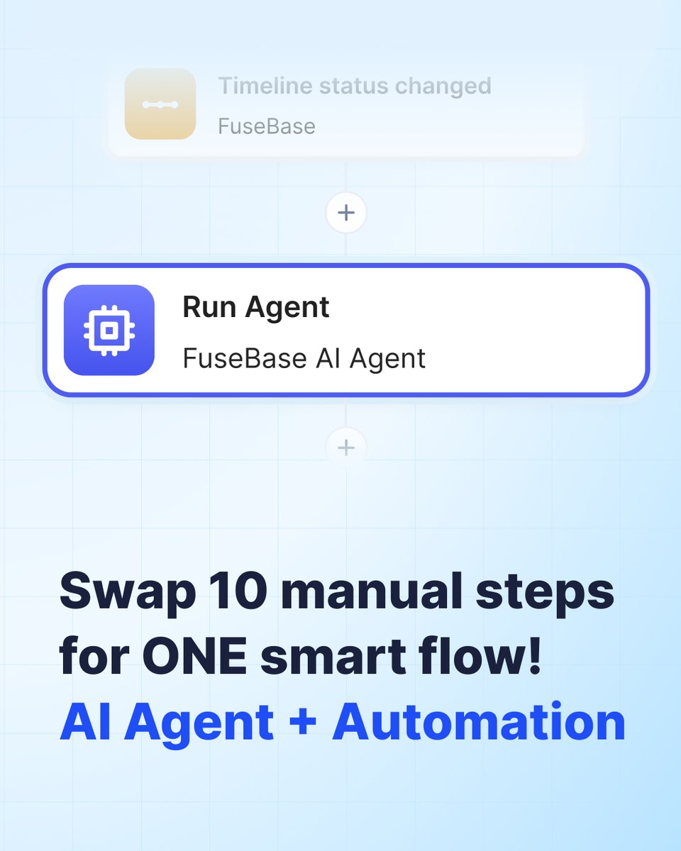nimbuswebinc's tweet image. 🆕 #FuseBaseUpdate!
🔭 Spending too much time on weekly research that could take just 5 minutes? Smart automation is right here 🚀 Use FuseBase AI Agents in your automation flow &amp;amp; watch your process move at space speed!

🌟 Your AI system that works whenever and wherever you need…
