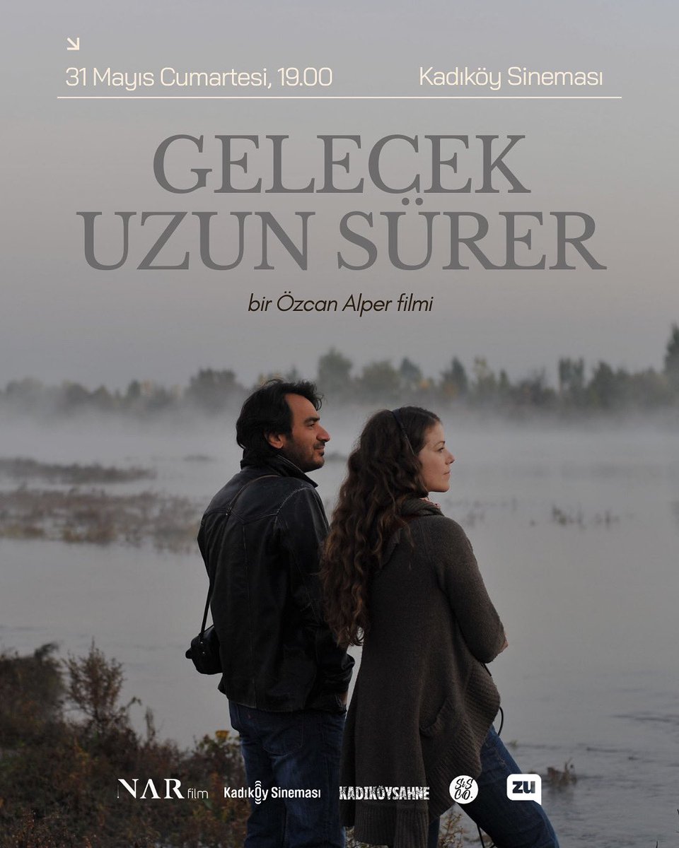 🎬Özcan Alper’in Kerala ve Adana film festivallerinden ödüllü ikinci uzun metrajı GELECEK UZUN SÜRER, yönetmenin de katılımıyla 31 Mayıs Cumartesi akşamı Saat 19.00’de Kadıköy Sineması’nda.