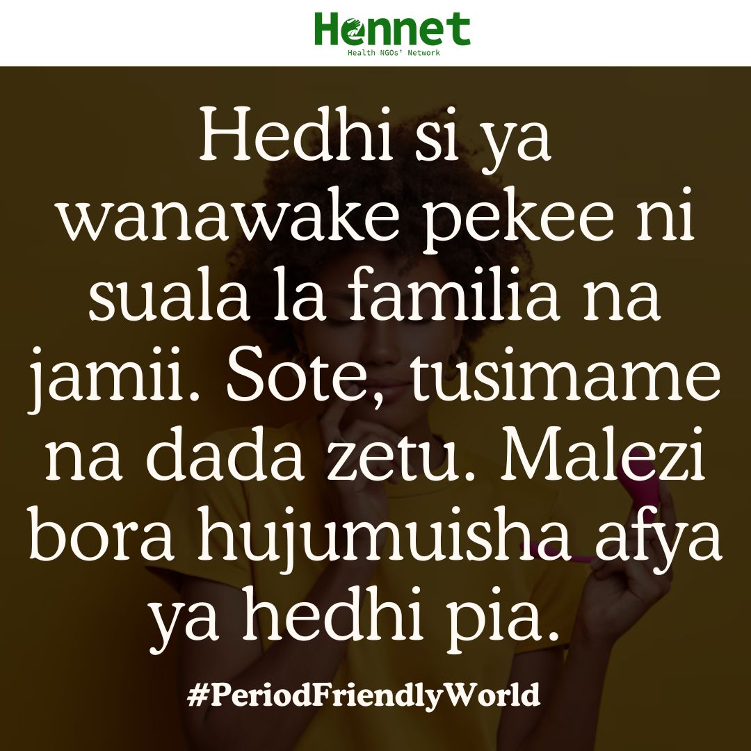 Melodykituyi (@melodykituyi) on Twitter photo Girls hear whispers, boys hear jokes ā it's time they both hear the facts. Menstrual education should be honest, inclusive, and stigma-free.
#PeriodFriendlyWorld
ChallengeTheStigma
<a href="/HennetKenya/">Health NGOs Network (HENNET)</a> <a href="/AYARHEP_KENYA/">AYARHEP-KENYA</a> <a href="/ahfkenya/">AHF Kenya</a> Girls hear whispers, boys hear jokes ā it's time they both hear the facts. Menstrual education should be honest, inclusive, and stigma-free.
#PeriodFriendlyWorld
ChallengeTheStigma
<a href="/HennetKenya/">Health NGOs Network (HENNET)</a> <a href="/AYARHEP_KENYA/">AYARHEP-KENYA</a> <a href="/ahfkenya/">AHF Kenya</a>