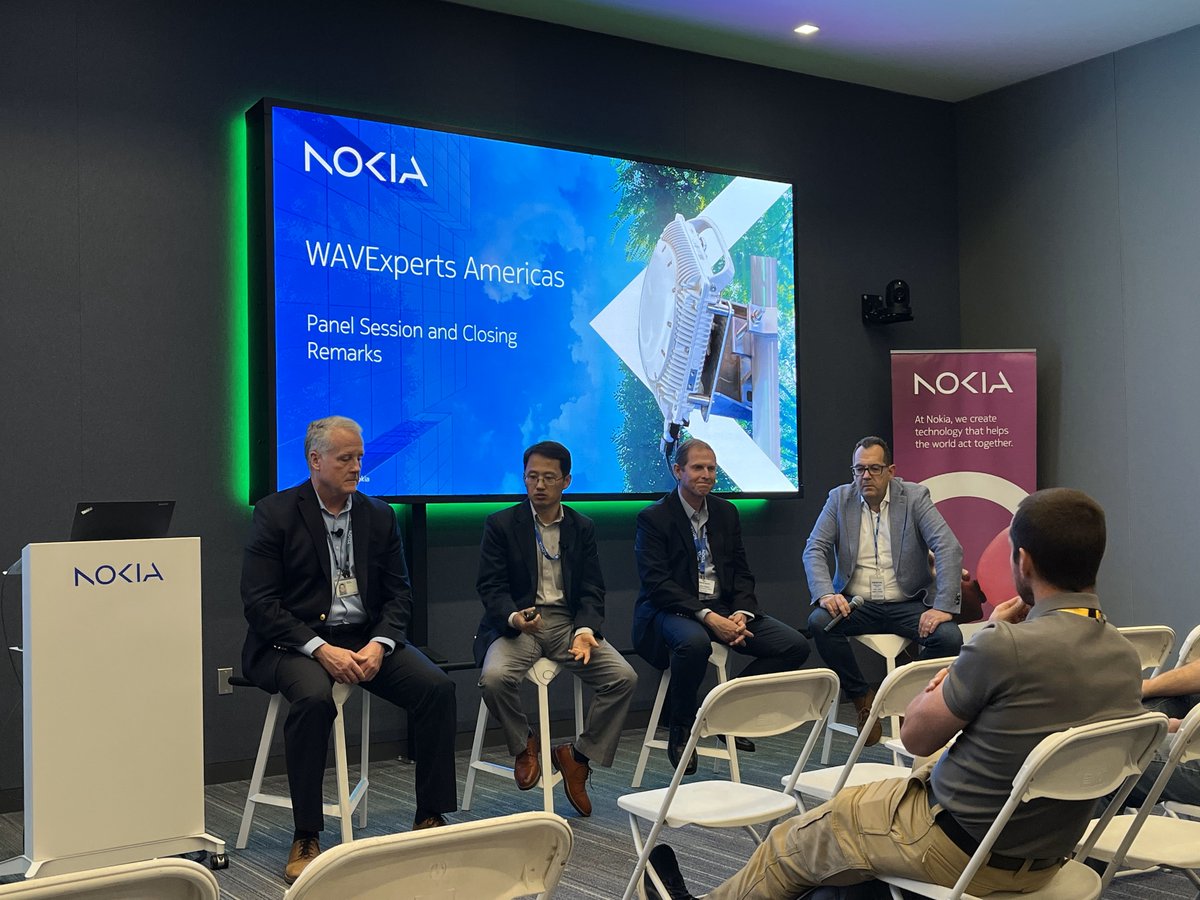 Still buzzing from #WAVExperts2025 in Dallas!
2 days. One amazing community. Endless insights into the future of microwave transport.
- Demos, deep dives, real-world use cases &amp; innovation!
Thanks to all who made it unforgettable!
#Nokia #Wavence #5G #MicrowaveTech #TelecomEvents