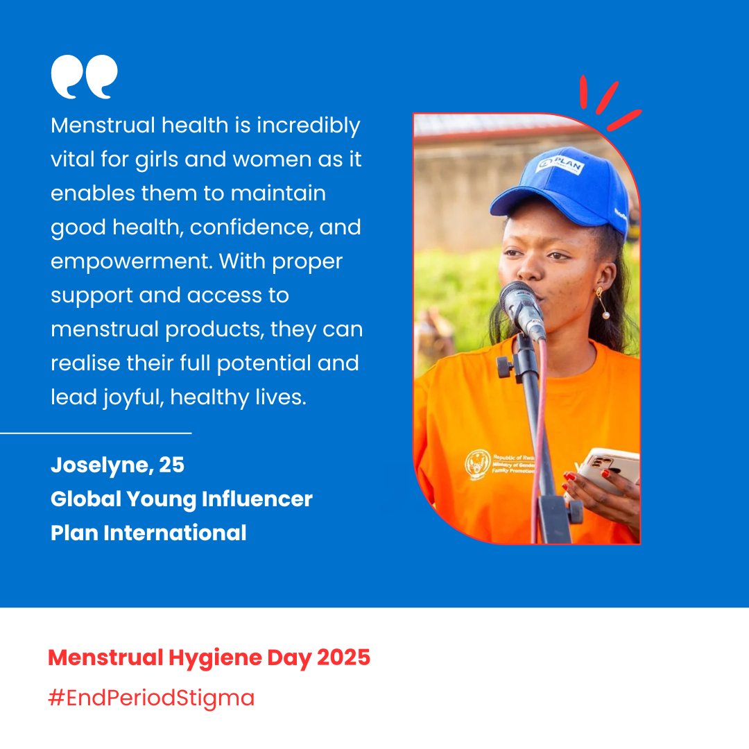“Menstrual health is incredibly vital for girls and women as it enables them to maintain good health, confidence, and empowerment. With proper support and access to menstrual products, they can realise their full potential and lead joyful, healthy lives.” - Joselyne, 25 |