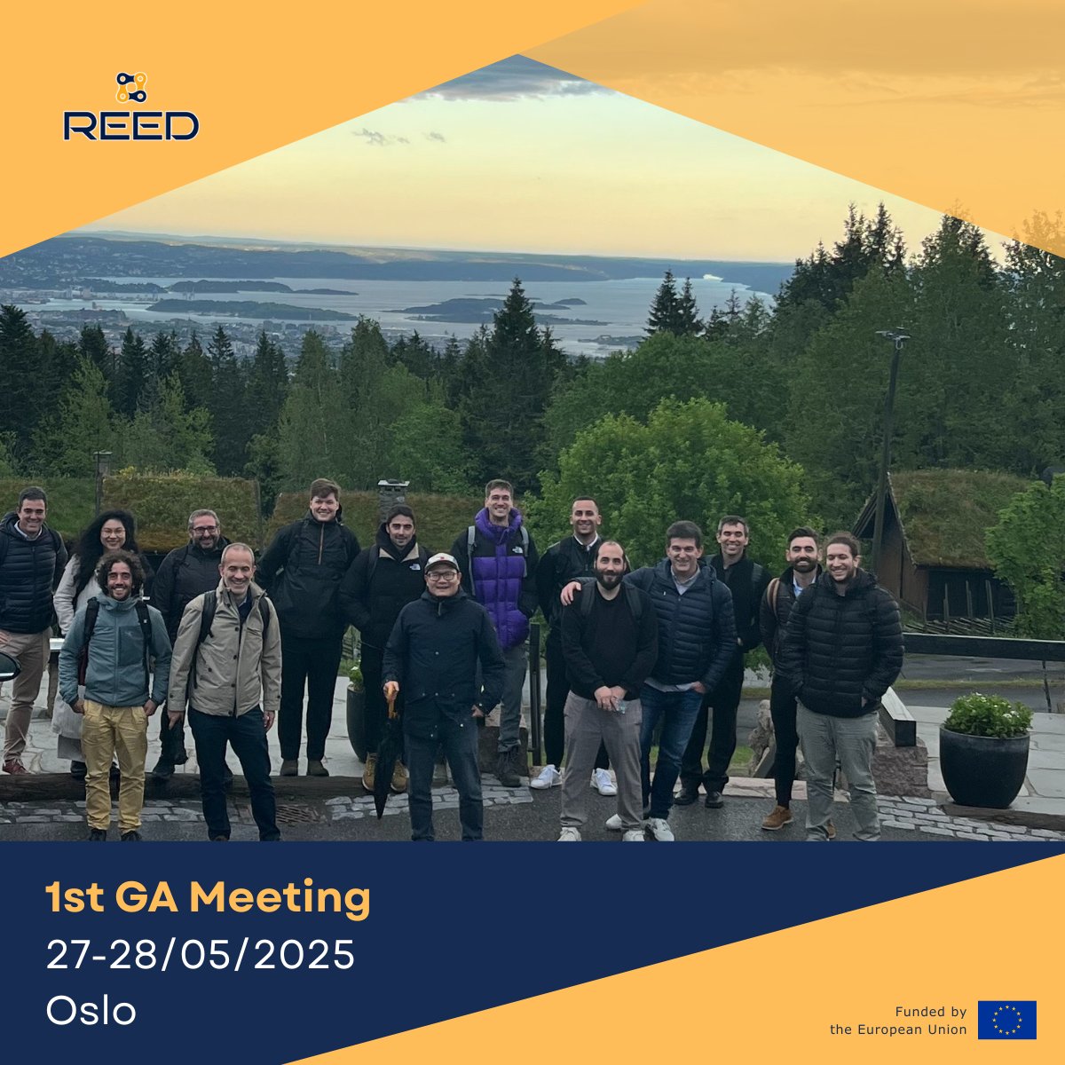 📍 Day 1 of the #REED_EU GA in Oslo wrapped with progress, ideas &amp; collaboration! 💡🤝
🏞️ Capped off with breathtaking views from Holmenkollen's Frognerseteren, perfect for reflection &amp; connection.
🔗 reed-eu.eu
#HorizonEU #EUfunded