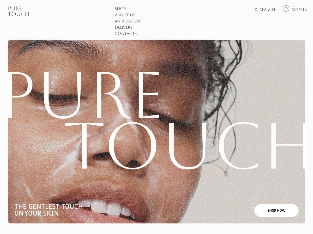 shovaa_'s tweet image. Делаю штуки 

hero section for a cosmetics shop  

behance.net/gallery/218671…