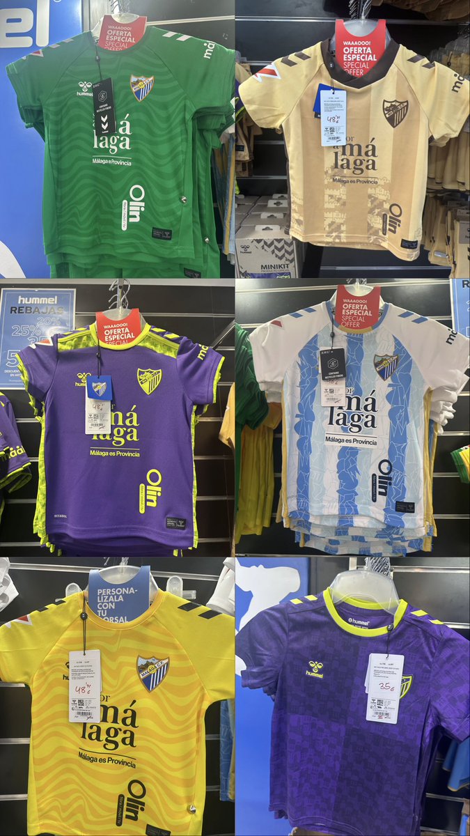 Liquidación fin de temporada! 

Cam de juego (jugador/portero) adulto e infantil 40€/36€ para abonados. Los shorts de las equip. 20€/18€ para abonados.

El resto de colecciones han vuelto a bajar de precio.Empiezan a escasear algunas tallas así que pasaros lo antes posible!