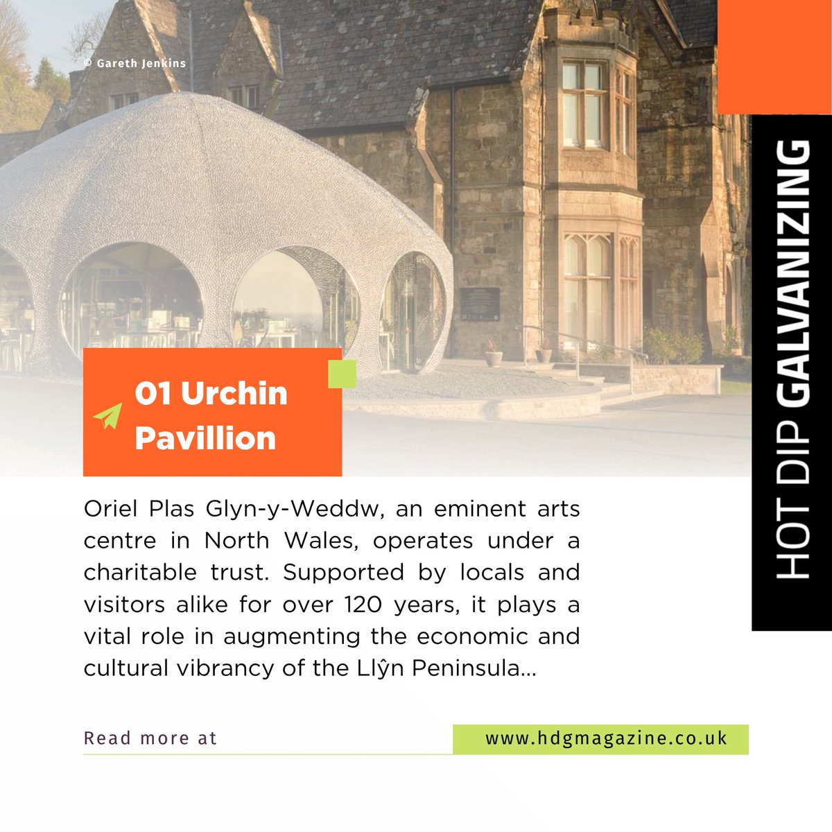 A pavilion, a sculpture, a statement.
The Urchin Pavilion redefines public space using galvanized steel.
Read the full story 👉 bit.ly/43fqPHn
#Galvanizing #DesignExcellence