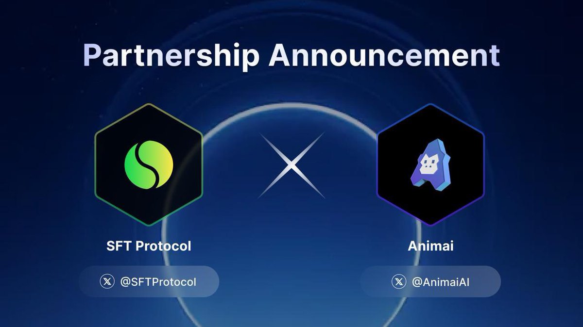 SFTProtocol's tweet image. Celebrate Our Partnership 🎊
@SFTProtocol 🤝 @AnimaiAI 🎉

💰 Rewards: 100 USDT + 100 $rSPD 

How to Join:

-Follow @SFTProtocol &amp;amp; @AnimaiAI
-Like &amp;amp; RT this tweet
-Drop your SOL wallet address in the comments

⏰ The event lasts 72 hours, so join early for a chance to win!…