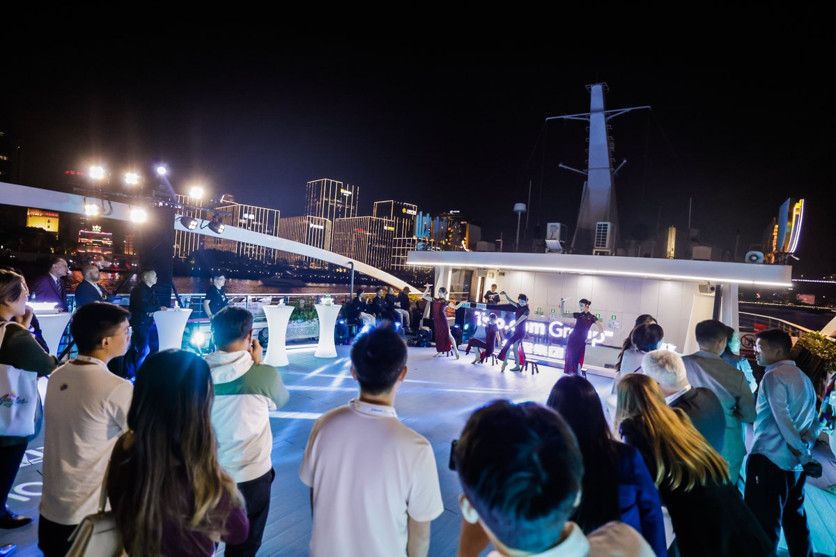 What better way to wrap up a busy and successful day? 🥂  ITB China Cruise Night, co-hosted by Trip.com Group, delivered unforgettable views, great conversations, and top-tier networking – all set against the dazzling Shanghai skyline. 🚢🌃✨