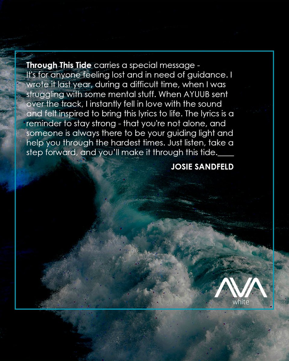 AVARecordings's tweet photo. "Through This Tide" is a powerful new euphoric trance anthem by AYUUB and vocalist @Josiesofficial, designed to uplift and energize listeners. The track features soaring synths, driving rhythms, and Sandfeld’s signature emotive vocals, creating a dynamic and immersive soundscape. https://t.co/toe7kzeB3q