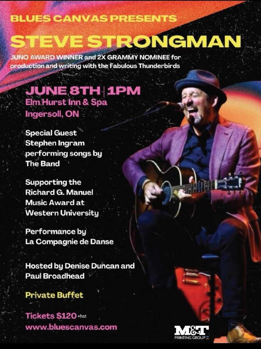 GW_Grainger's tweet photo. @LindseyDeluce The Band is my favourite too! Check out this event that I'm presenting on June 8th @TheElmHurstInn in support of The Richard G Manuel Music Award @westernu Manuel family members will be in attendance also! https://t.co/wK3pyB4SQT @YourMorning https://t.co/dwj2zV0YzL