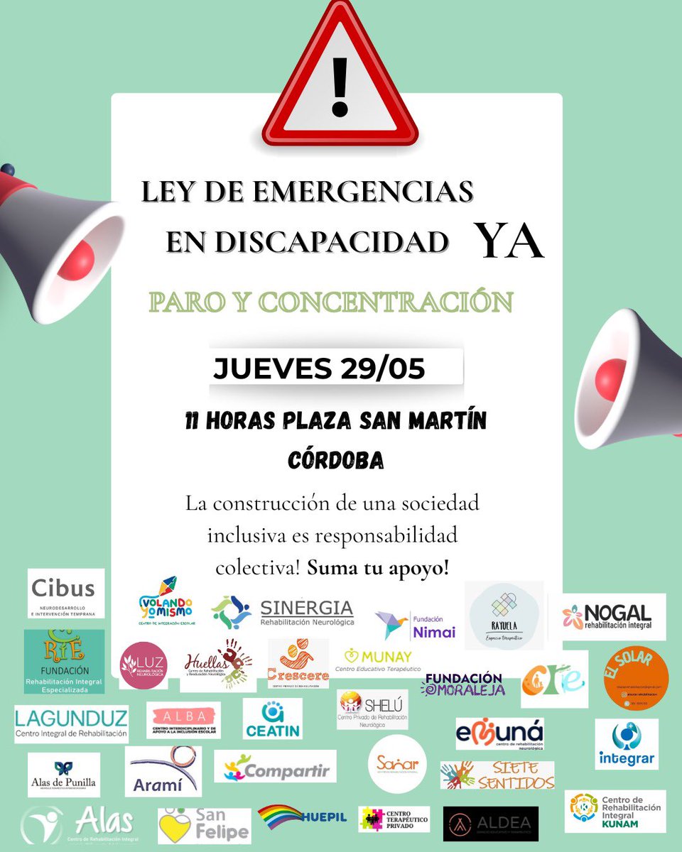centrocrescere's tweet photo. #discapacidadenemergencia https://t.co/sCHoh5uCEZ