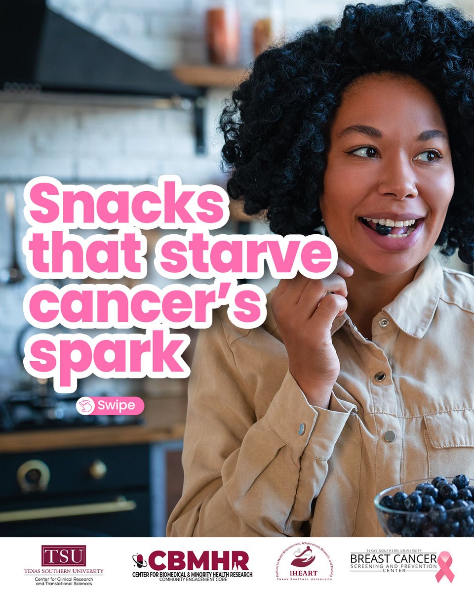 TSUBCSPC's tweet photo. What if your next snack could help starve cancer? Load up on berries, seeds &amp; protein-packed bites that protect your health.

#BreastCancerPrevention #HealthySnacking #CancerSafeFoods #WomensHealth #EatToPrevent https://t.co/rZJipuJ0yF