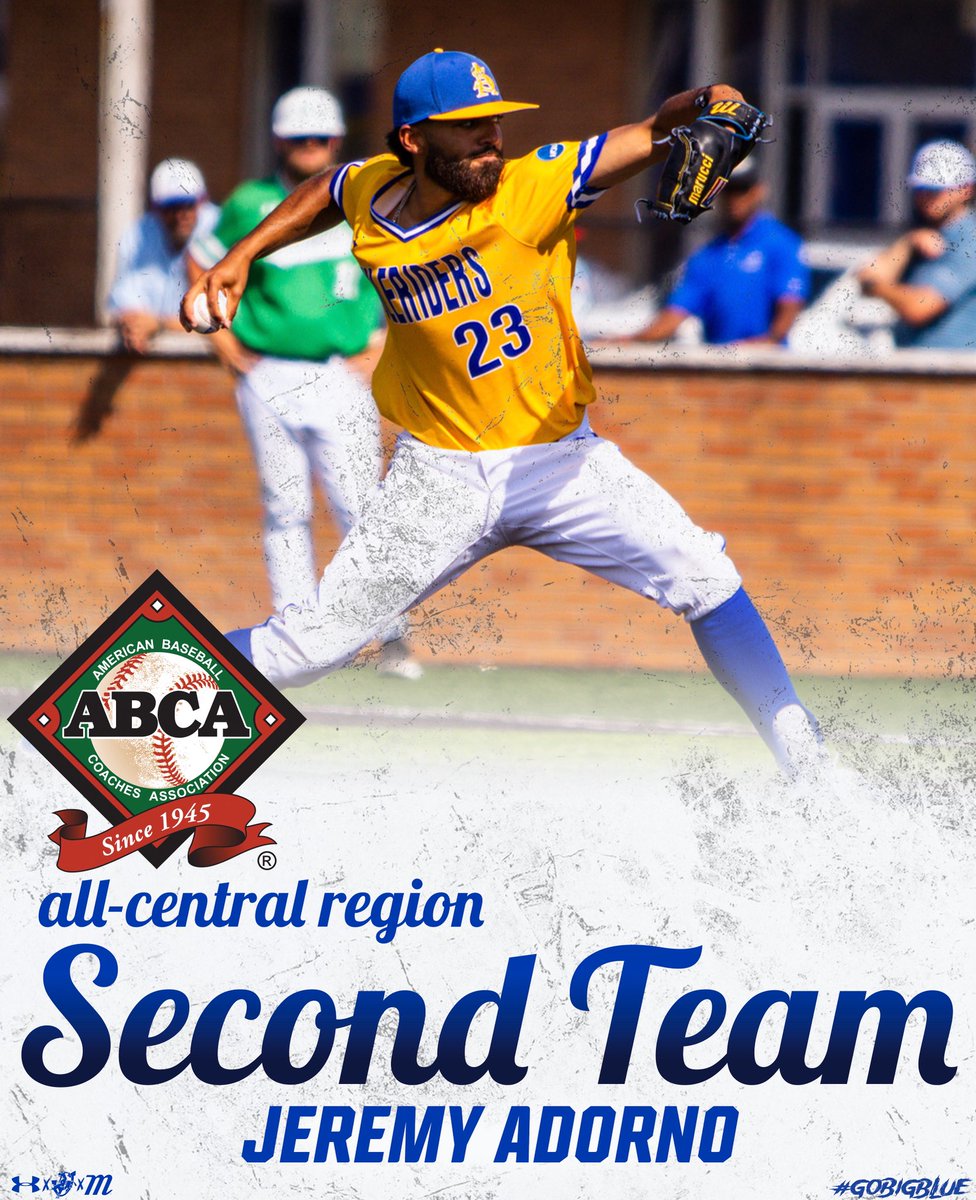 𝑨𝑩𝑪𝑨 𝑨𝒍𝒍-𝑪𝒆𝒏𝒕𝒓𝒂𝒍 𝑹𝒆𝒈𝒊𝒐𝒏 𝑺𝒆𝒄𝒐𝒏𝒅 𝑻𝒆𝒂𝒎 🤩

⚾️ Jeremy Adorno has been named to the ABCA’s All-Central Region Second Team‼️

#GoMuleriders | #GoBigBlue