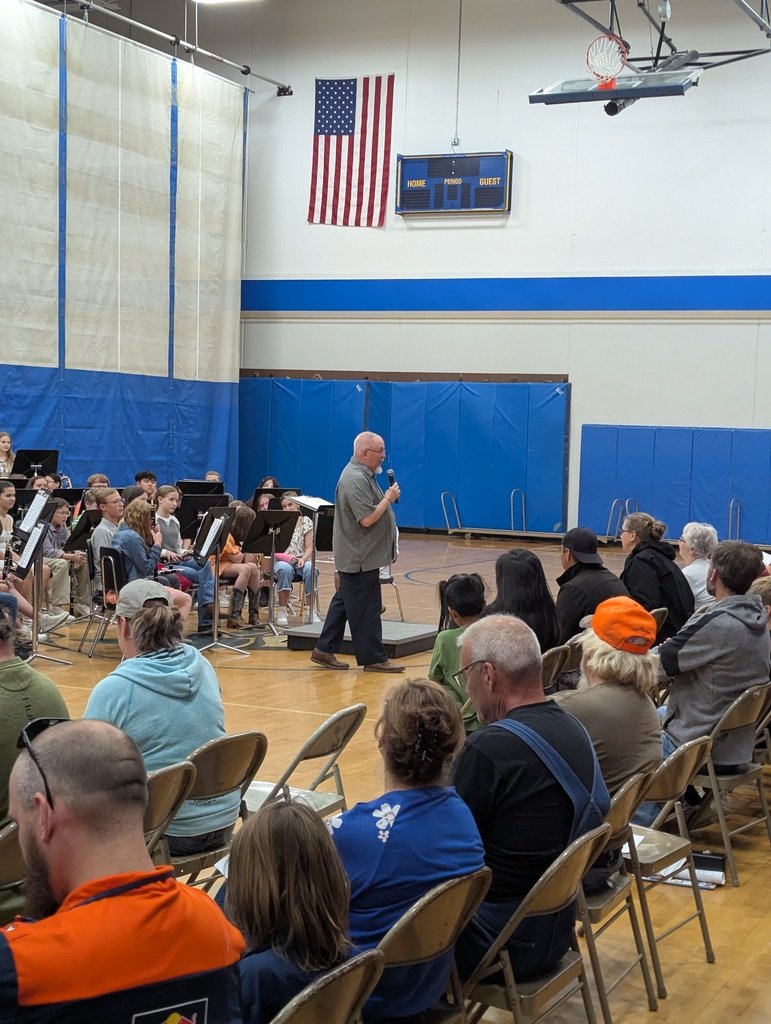 The final WIS Band Concert for Mr. Brenden!  What a powerful display of our students' musical talents!  #WISing