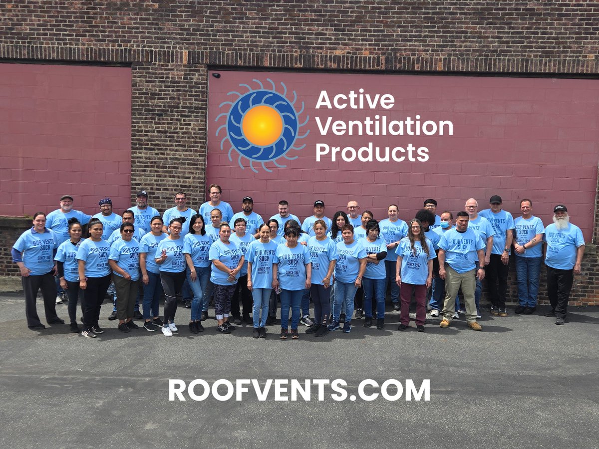 roofvents's tweet photo. 📷 Fresh tees, sharp team, same top-quality roof vents. Big thanks to Dynamic Uniforms for outfitting our crew for our company photo shoot! Our team is the driving force behind high-performance roof vents and now they’ve got the look to match! #RoofVents #AtticVentilation #RoofingIndustry #TeamCulture #PhotoShootDay