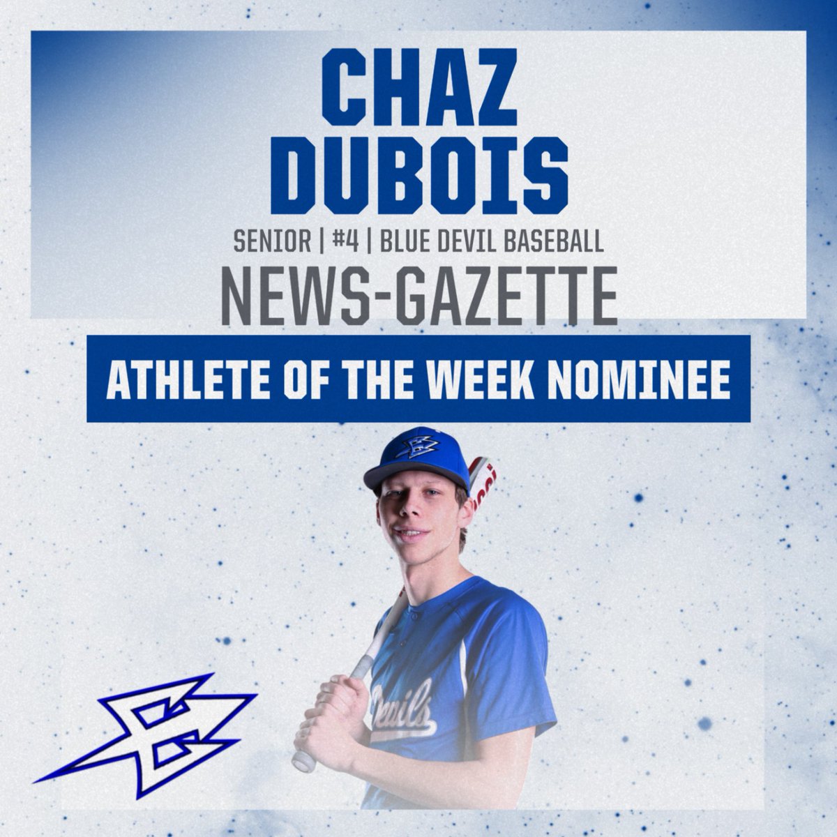 Chaz Dubois has been nominated as News-Gazette's Athlete of the Week for his excellent performances in last weeks Regional tournament! 

Vote using the link below 

news-gazette.com/sports/prep-sp…