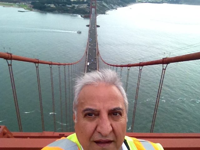 BijanSartipi's tweet photo. Belated happy 88th to the Golden Gate Bridge , still looking incredible from every angle, whether you’re on the deck or atop a tower. An enduring engineering marvel. #GoldenGateBridge #SanFrancisco #88YearsStrong https://t.co/RiQLdI5EqV