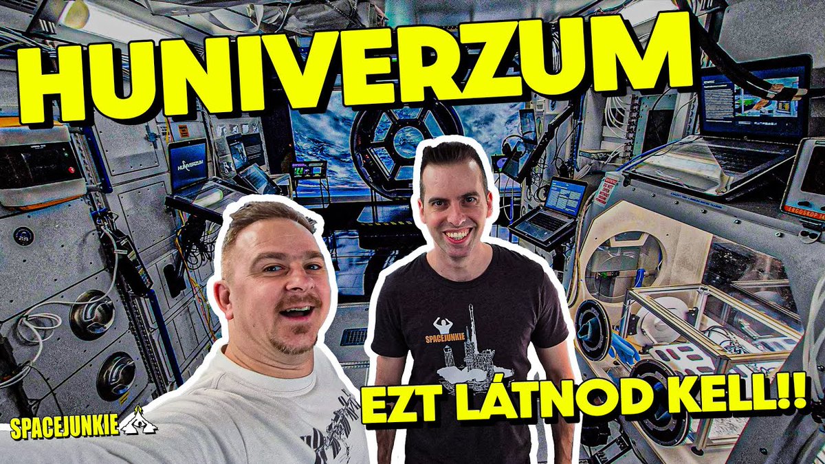 Premier 19:00-kor! Link: youtube.com/watch?v=GxLvLb…
Nemrég mi is ellátogattunk a HUNIVERZUM interaktív kiállításra, mely 2 hete nyílt meg a budapesti Millenáris Parkban, a HUNOR - Magyar Űrhajós Program szervezésében! Remek és valóban hangulatos kiállítást sikerült megalkotni, amit