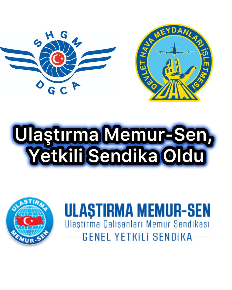 HavaSosyalMedya's tweet photo. Ulaştırma Memur-Sen, DHMİ ve SHGM’de Yetkili Sendika Oldu

23 Mayıs 2025 itibarıyla Ulaştırma Memur-Sen, Devlet Hava Meydanları İşletmesi (DHMİ) ve Sivil Havacılık Genel Müdürlüğü (SHGM)’nde yetkili sendika olarak belirlendi. Ulaştırma hizmet kolunda 14. kez üst üste genel yetkili sendika olan Ulaştırma Memur-Sen, DHMİ’de iki yıl, SHGM’de ise yedi yıl aranın ardından yeniden yetki aldı.

Yetki tespiti sonuçları doğrultusunda sendika, önümüzdeki dönemde bu kurumlarda çalışan kamu görevlilerinin toplu sözleşme süreçlerinde temsil yetkisini elinde bulunduracak.