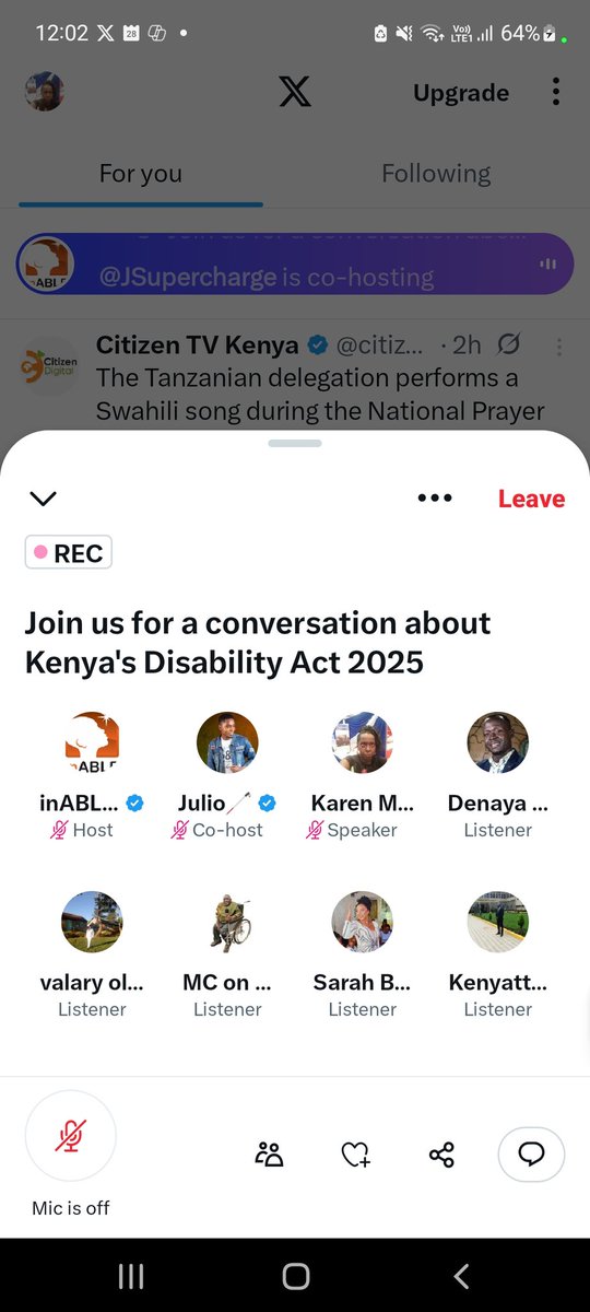 Let me take this opportunity to thank <a href="/inABLEorg/">inABLE.org</a> alongside with my fellow panelists <a href="/JSupercharge/">Julio🦯</a> Valary Olesia and Samson Kenyatta for such an incredible interactive session today on unpacking the Persons with Disabilities Act 2025.