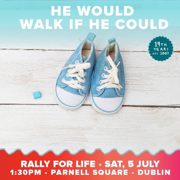 He would walk if he could!

Make sure you join us for the All Ireland Rally for Life this year to march for those who could not be here to march for themselves.

Saturday 5th July, 1:30pm at Parnell Square.

#RallyforLife #RethinkAbortion
