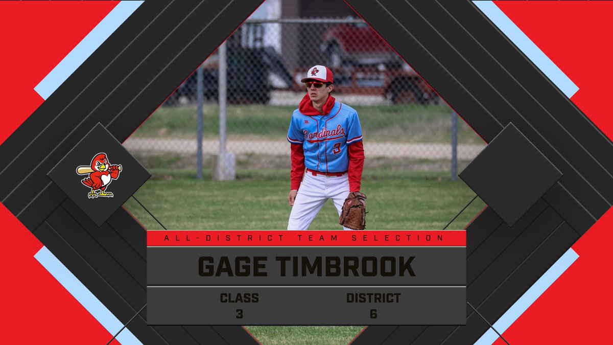Congratulations to Tucker Elliott and Gage Timbrook on being selected to the Class 3 District 6 All-District Team!