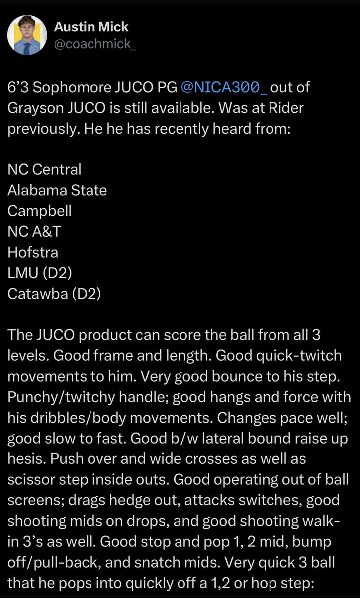 Nic Anthony tweet media