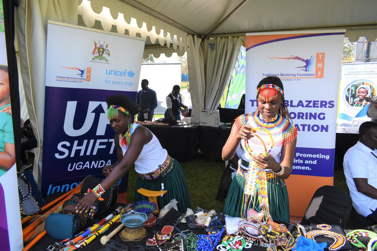Trailblazers Uganda (@tmfuganda) on Twitter photo At our exhibition tent, adolescents empowered by TMF through the UPSHIFT Initiative, supported by <a href="/UNICEFUganda/">UNICEF Uganda</a> showcased their innovative products and shared how they’ve gone on to empower over 50 other girls and young women.
Their efforts....
#BreakingCyclesUG2025 #MHDay2025 At our exhibition tent, adolescents empowered by TMF through the UPSHIFT Initiative, supported by <a href="/UNICEFUganda/">UNICEF Uganda</a> showcased their innovative products and shared how they’ve gone on to empower over 50 other girls and young women.
Their efforts....
#BreakingCyclesUG2025 #MHDay2025