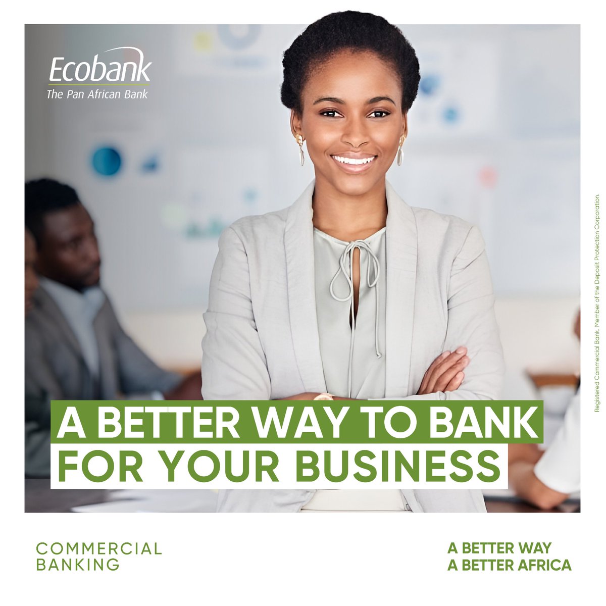 Are you worried about the safety of your money? 
Facing limited support for your growth ambitions? 
With our presence in 30+ African countries, Ecobank offers unmatched stability and comprehensive support for your business. 
Start a conversation today!