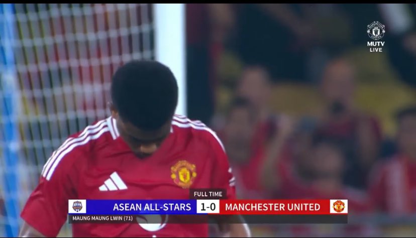FT: ASEAN All Stars 1-0 Manchester United

#MaybankChallengeCup2025