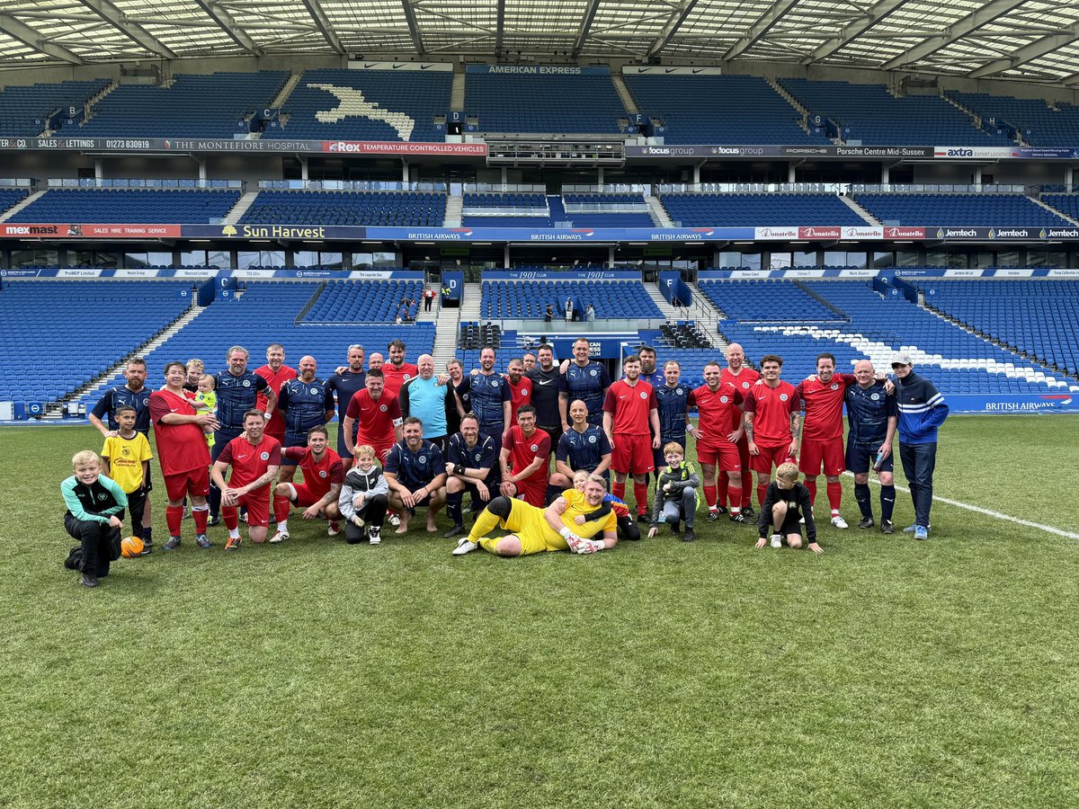 FA Veterans FC (@fa_veterans_fc) on Twitter photo A massive Thanks to everyone at <a href="/OfficialBHAFC/">Brighton & Hove Albion</a> for their help in organising today’s game, especially the team on the day: Harry, Ben, Audrey, Karen, Matt the Medic, the officials & the catering staff for a fantastic after match lunch, all a massive credit to the club, Thanks all A massive Thanks to everyone at <a href="/OfficialBHAFC/">Brighton & Hove Albion</a> for their help in organising today’s game, especially the team on the day: Harry, Ben, Audrey, Karen, Matt the Medic, the officials & the catering staff for a fantastic after match lunch, all a massive credit to the club, Thanks all