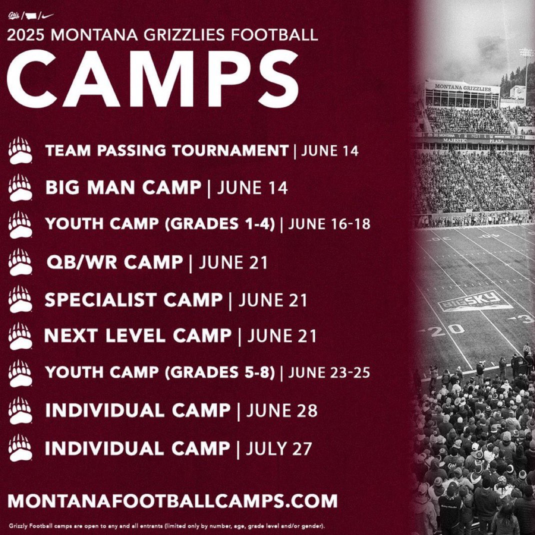 Cole McClennen (@colemcclennen07) on Twitter photo Thank you <a href="/GrizCoachGreen/">Justin Green</a> for the <a href="/MontanaGrizFB/">Montana Griz Football</a> camp invite. Looking forward to it!
<a href="/KeatonJ_3/">Keaton Johnson</a>
<a href="/Coach_Hauck/">Coach Bobby Hauck</a>
<a href="/NWahlScouting/">Nate Wahl</a> Thank you <a href="/GrizCoachGreen/">Justin Green</a> for the <a href="/MontanaGrizFB/">Montana Griz Football</a> camp invite. Looking forward to it!
<a href="/KeatonJ_3/">Keaton Johnson</a>
<a href="/Coach_Hauck/">Coach Bobby Hauck</a>
<a href="/NWahlScouting/">Nate Wahl</a>