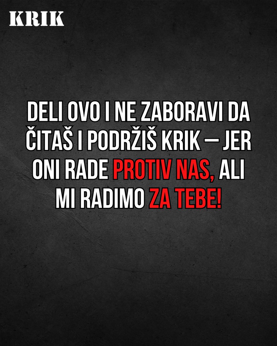 Mi im poručujemo – umesto blaćenja nas objasnite svoje bogatstvo! ⤵️