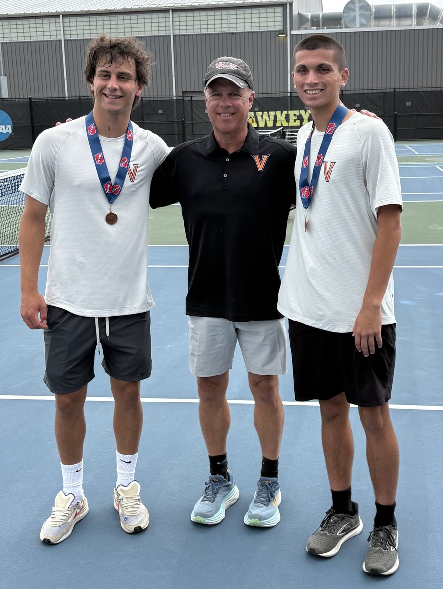 Congratulations to Alex Mirsky and Seppe Fratianni for completing their HS tennis careers with a 3rd place finish at the state tennis tournament in Iowa City today. ⁦<a href="/VHSBoysTennis/">Valley Boys Tennis</a>⁩ ⁦<a href="/vhstigers/">Valley High School Athletics and Activities</a>⁩ ⁦<a href="/ValGirlTen/">Valley Girls Tennis</a>⁩