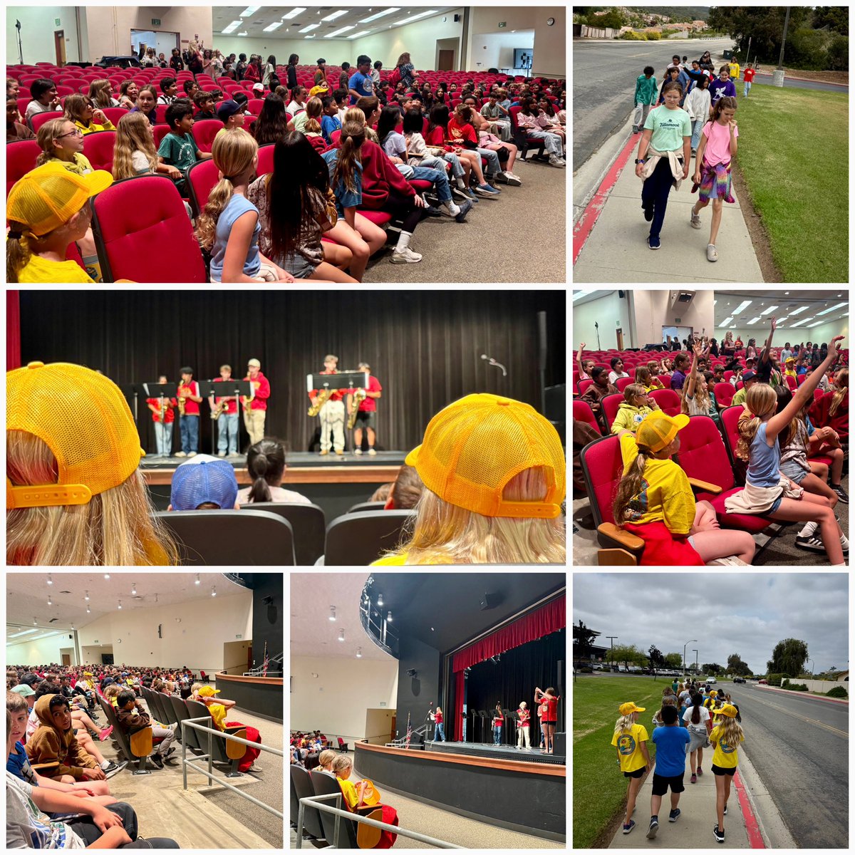 Our 4th graders got to take a walking trip to Mt. Carmel HS to watch band performances and learn about different instruments so they have an idea of what they want to play next year in 5th grade. #SeagullSmarts #SeagullsBecomeSundevils #SeagullsSoarTogether 💙 <a href="/SunsetHillsES/">SunsetHillsElementary</a>