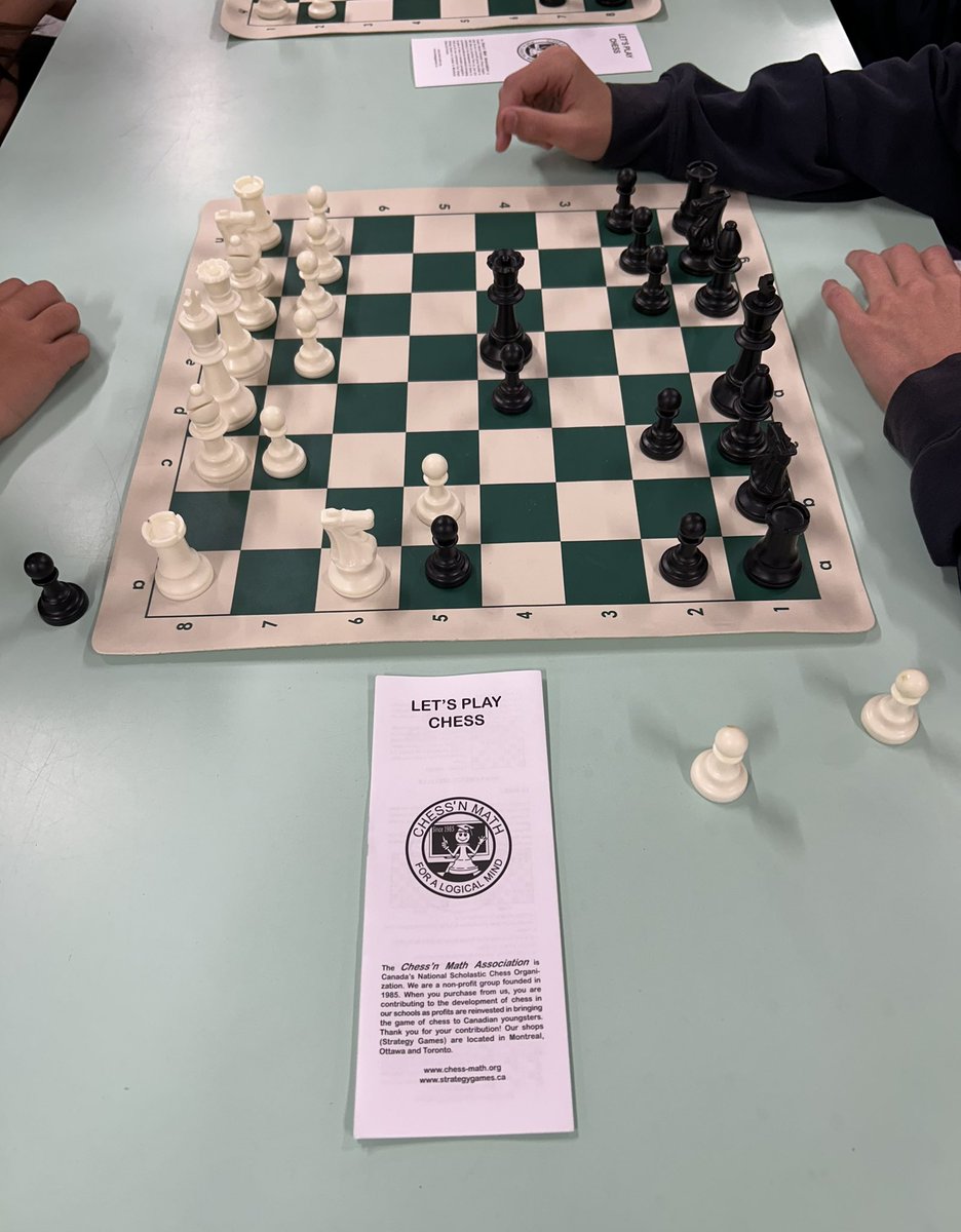 MsLiuzzi's tweet photo. Thank You to Mrs. Nazziccone and Mrs. Gri and their students for the awesome Chess tutorials today. Looking forward to having the students continue playing with the new Chess Set gifted to our class. ♟️♟️♟️@transfigtcdsb https://t.co/dO58h3Itlc