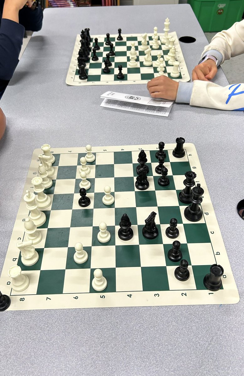 MsLiuzzi's tweet photo. Thank You to Mrs. Nazziccone and Mrs. Gri and their students for the awesome Chess tutorials today. Looking forward to having the students continue playing with the new Chess Set gifted to our class. ♟️♟️♟️@transfigtcdsb https://t.co/dO58h3Itlc
