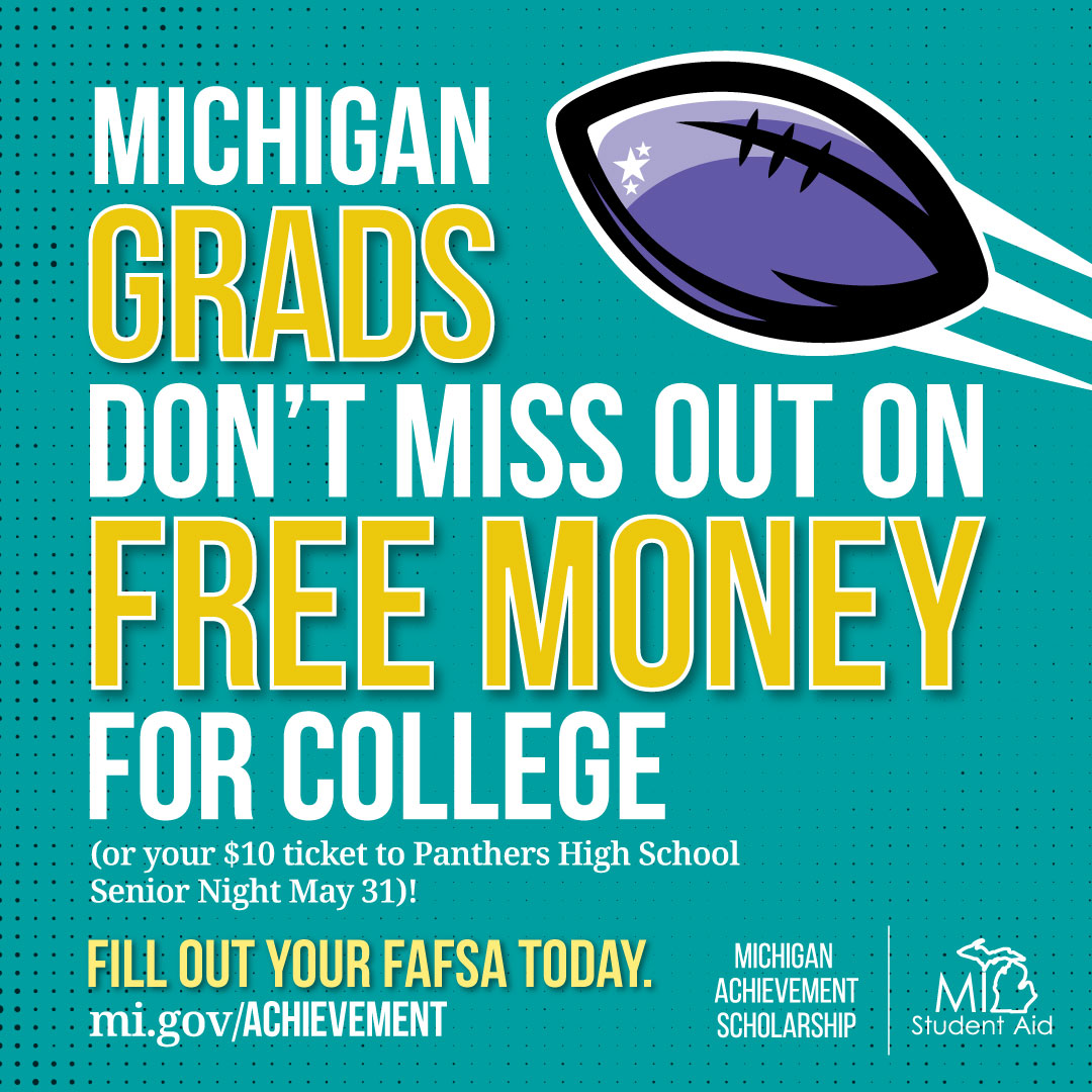 High school seniors! Fill out your FAFSA today to score free money for college or career training! And celebrate the end of senior year at our High School Senior Night game on May 31. Get your $10 ticket before they sell out (plus ticket fees) ➡️ gofevo.com/event/Mistuden….