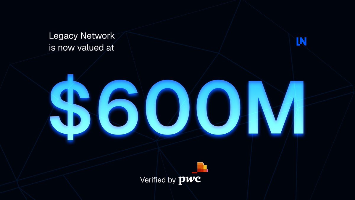 bloomstarbms's tweet image. Legacy network is now valued at $600M after they announce their $600M equity valuation, conducted by Big Four auditing firm PwC. 

The base case scenario, focused on Legacy Academy, ranges from $484M to $702M.

The price of $LGCT reacted to the news with a sharp pump.. Expect