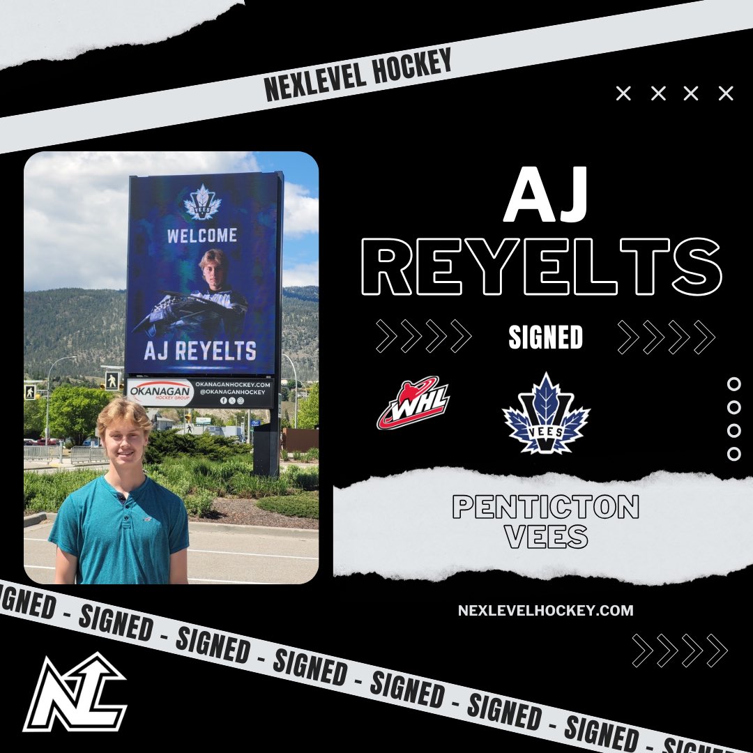 Congrats <a href="/AjReyelts/">aj reyelts</a> 

#LetsGo

<a href="/PentictonVees/">Penticton Vees</a> <a href="/TheWHL/">Western Hockey League</a> <a href="/Rails_Hockey/">Proctor Rails Hockey</a> <a href="/MNHockeyLife/">MNHockeyLife</a> <a href="/mnhshockeytalk/">mnhshockeytalk</a>