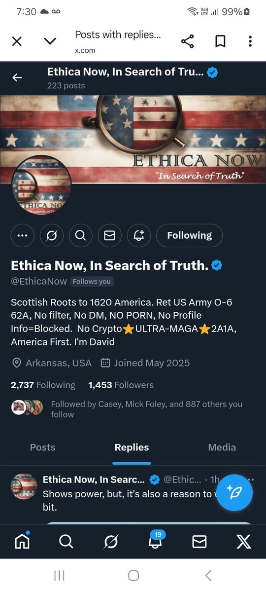 KJW (@hawkesbay69) on Twitter photo Can we come together to support <a href="/EthicaNow/">Ethica Now, In Search of Truth.</a> who is wanting to connect with more great followers let's support this veteran with follows and reposts ๐ช ๐ซถ ๐ ๐ฅ ๐ฏ ๐ซก ๐บ๐ธ Can we come together to support <a href="/EthicaNow/">Ethica Now, In Search of Truth.</a> who is wanting to connect with more great followers let's support this veteran with follows and reposts ๐ช ๐ซถ ๐ ๐ฅ ๐ฏ ๐ซก ๐บ๐ธ