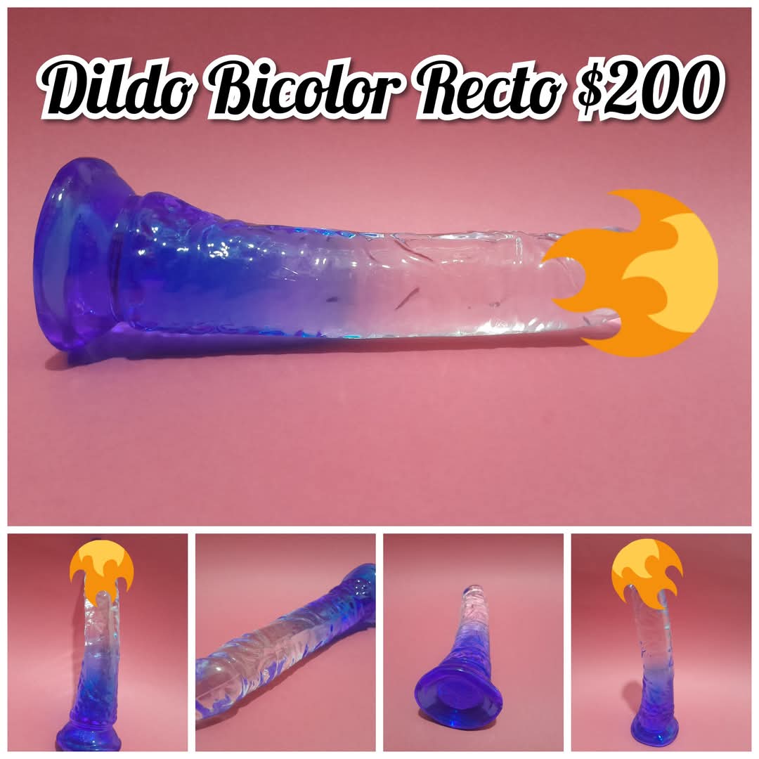 Dildo Bicolor 

 mide 19cm de largo y 3 de circunferencia,  hecho de suave goma, flexible,  disfrutable y muy cómodo, con venas pronunciadas para darle más realizamo, recuerda utilizar lubricante para facilitar su uso.  Colores sujetos a disponibilidad. 

Precio en la foto