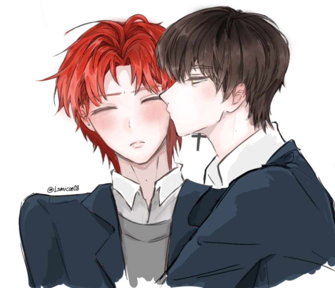 lsmicon08's tweet image. I really tried to drew it even though my drawing skills aren't perfect 💖 #Heejake #heli #jino #fanart
